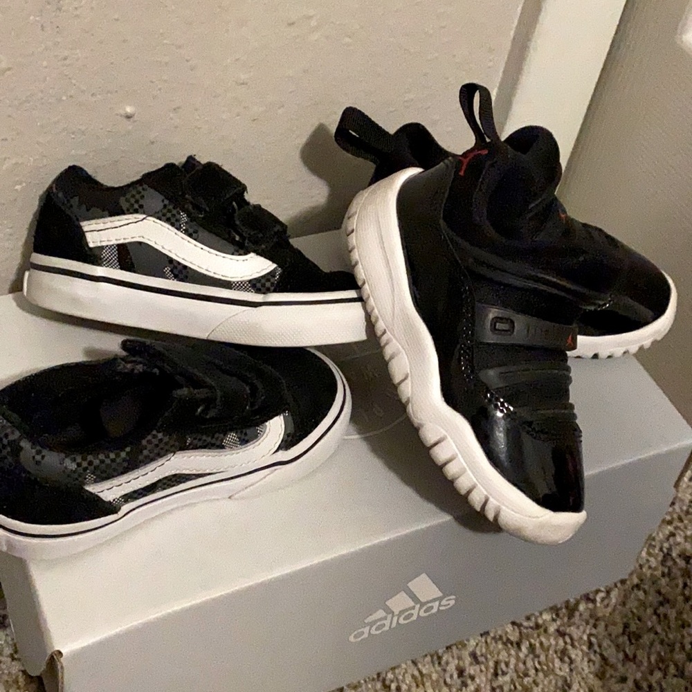 2 pair Jordan’s/vans